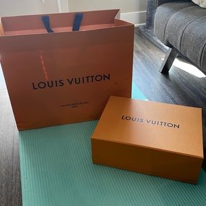 Louis Vuitton bag and box